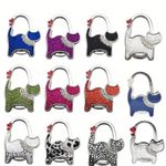 None Foldable Table Hooks Two Hearts Cat Shape Handbag Decorating Photo 1