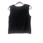 Geiger sweater vest black with subtle gold pattern sz 42 /large Photo 1