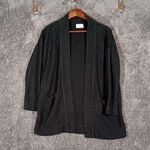 Marine layer Black Open-Front Cardigan Sweater Womens Small Photo 0