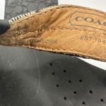 Coach  Jada Signature C Monogram Flip Flop Sandals Black Tan Womens 11B y2k Photo 3