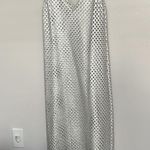 ZARA 🆕  Silver Metallic Maxi Dress Photo 6