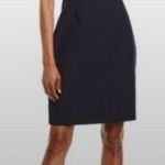 Reiss  Faulkner V-Neck Wool Blend Dress, Navy, Size 4 Photo 0