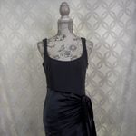 Cinq a Sept Waverly Silk Gathered Bow Accent Mini Gray Dress Size 6 NWT Photo 5