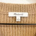 Madewell  Sweater Vest Small Beige Alpaca Fineloft Shrunken Crop Caramel Slim Y2K Photo 1