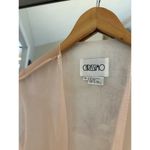 Vintage Carissmo Blush Pink Sheer Duster Cardigan Size 18 Photo 2