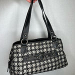 Croft & Barrow Croft & Barrow | Black and Gray Shoulder Bag with Structured Design 90s Y2K Photo 0
