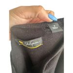 JACK NICKLAUS Women's Black Wool Blend Striped Sweater Size Small Photo 4