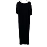 RTR Ingrid & Isabel Black Short Sleeve Stretchy Jersey Knit Maxi Dress Sz XS Photo 3