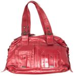 FRANCESCO BIASIA red leather motorcycle bag, made in Italy Photo 1