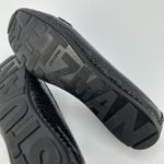 Stuart Weitzman Women’s Black Leather Snake Skin Loafers Buckle Photo 10