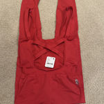 Free People Movement  Good Karma Onesie Teaberry / B Red XS/S Photo 1