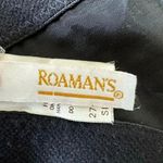 Roamans Black Lace Embroidered Corset Bralette SZ 42C #1969 Photo 4