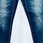 Mossimo Distressed Cropped Jegging Jeans New 00 Blue Photo 3