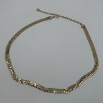 Vintage Gold Tone Chain Mesh Belt Hip Y2k Style Adjustable Festival Photo 0