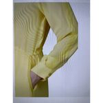 Sita Murt Yellow Linen Blend Button Front Drawstring Waist Midi Shirt Dress 40/8 Photo 3