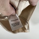 Lulus Lulu’s NWT Beige Satin Tie-Strap Cropped Tank Top‎ Size M Zip Up Back Photo 6