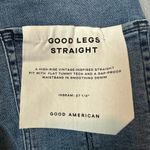 Good American Good Straight Jeans SIZE 25 Medium Wash High Rise Ankle $165 NEW Photo 7