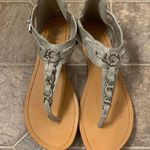 Guess G By Silver Sandals Zip Up Photo 1