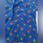 Aerie Waffle Knit Blue Dog Printed Pajama Top, Size M Photo 2