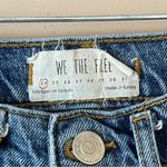Free People  | Blue Button Fly High Waisted Skinny Jeans Sz 24 Photo 4