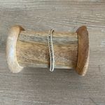 Anthropologie gold beaded classic cinch bracelet Photo 0