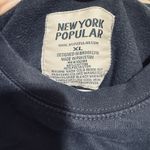 New York Popular Boston Sweatshirt Navy Blue sz XL Preppy Academic Old Money Photo 2