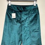 Free People NWT Walk With You Velvet Trousers Turquoise 2 Photo 1