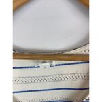 Caslon  Embroidered Stripe V Neck Tank size Large Photo 1