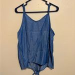 Cupshe  Denim Blue Tie-Front Camisole Photo 8