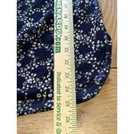 Michael Kors Michael Kors Shirt Blue Floral Print Off the Shoulder Size Small Modern Career Photo 4