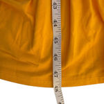 Jason Wu J Solid Knit Ruffle Midi Dress Golden Yellow XS Stretch Autumn Tiered Photo 11