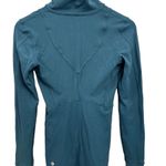 Lululemon Kanto Catch Me Half Zip women's sz 4 Teal/Aqua striped size 4 Photo 1