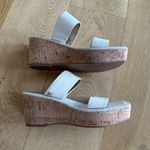 Sam Edelman Alissa Leather Wedge Sandals in Ivory Photo 0