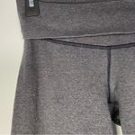 Lululemon  Wunder Under Heathered Grey Black High Rise Roll Down Legging Size 4 6 Photo 4