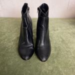 MIA #113  The Rosa Leather Black Booties Photo 1