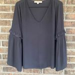 Loft Gorgeous grey Ann Taylor blouse Photo 0