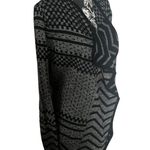 Smartwool  Avion Ridge Pattern Geometric Wool Sweater Cardigan Black Gray Medium Photo 1