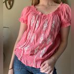 st. john's bay  100% Cotton Paisley Top Photo 1