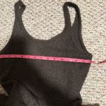 Amomento Taupe Nylon Mini Dress In Brown Photo 9