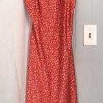 American Vintage Red Floral Dress Photo 0