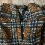 John Mark  Mock Turtleneck Black & Yellow Plaid Sweater M Photo 6