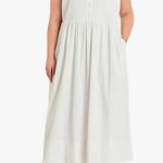 Maggy London  Women's white Plus Size Maxi Full Skirt Shirt Dress size 16W NWT Photo 10