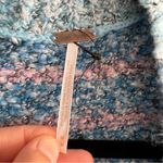 Free People Women’s Gather Me Cardigan Sweater Blue Oversized Size Medium Photo 3