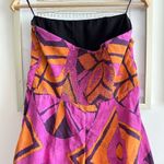 ZARA Jumpsuit Womens Small Printed Bandeau Wide Leg Strapless Geometric Boho NEW Photo 9