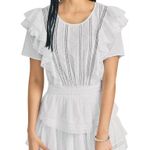 Love Shack Fancy Revolve*  Natasha Dress, Bedroom Blue Hand Dye, Size L NWT $395 Photo 1