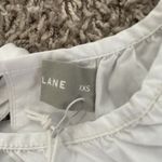 Everlane NWT  Open Tie Back White Tunic Blouse Short Sleeves XXS Casual Photo 2