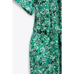 ZARA Floral Printed Cotton Jumpsuit Photo 8