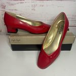 Hush Puppies New In Box Soft Style By  Red Patent Heels Women’s US SIZE 5 Photo 0