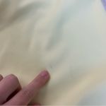 Anthropologie NWOT WILO by  Butter Yellow Pastel Ribbed Biker Shorts Spandex M Photo 3