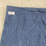 VTG Amici Jean Skirt Womens 8 Blue Denim Drop Waist Tiered Rodeo Western 90s Photo 8